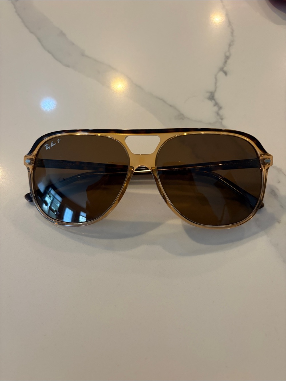 Ray-Ban Men's Sunglasses — Tortoiseshell Frame with Brown Lenses